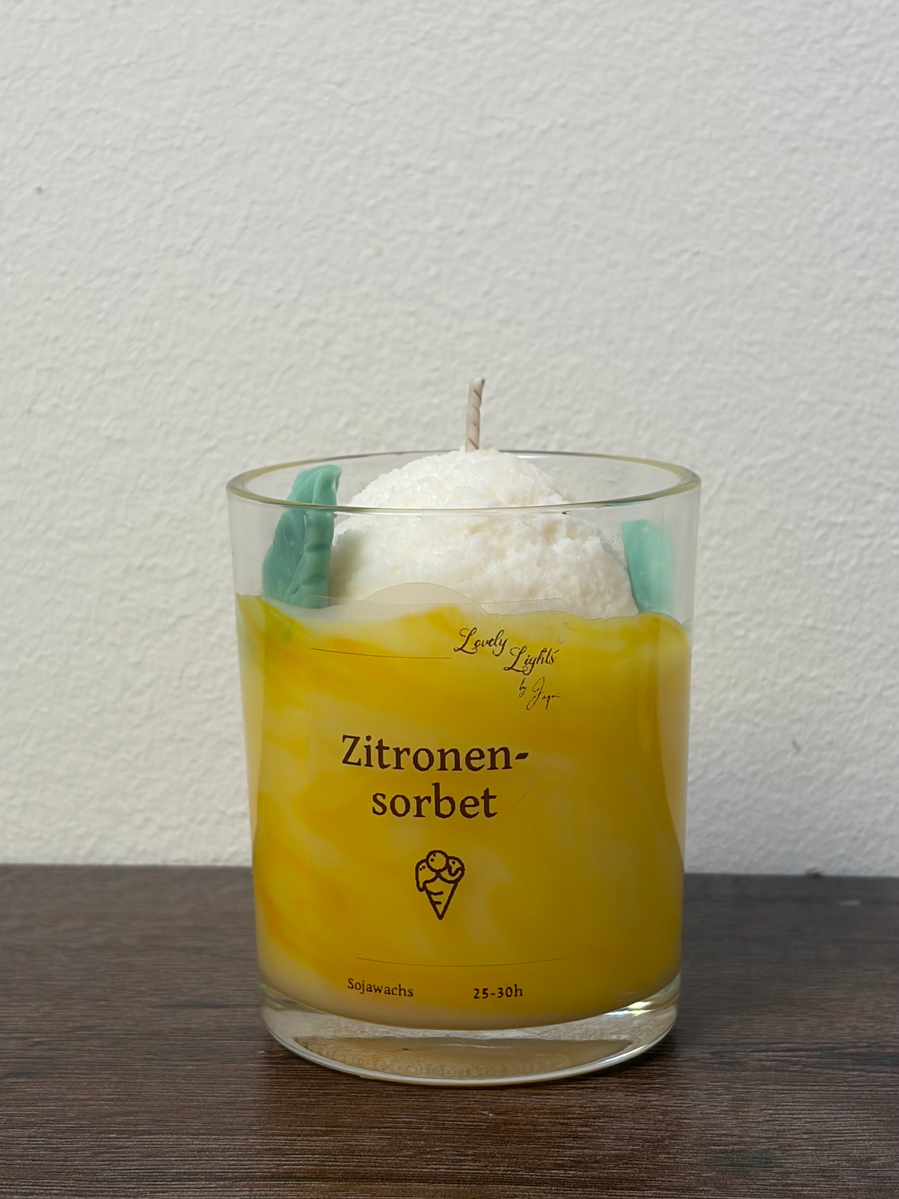 Zitronensorbet