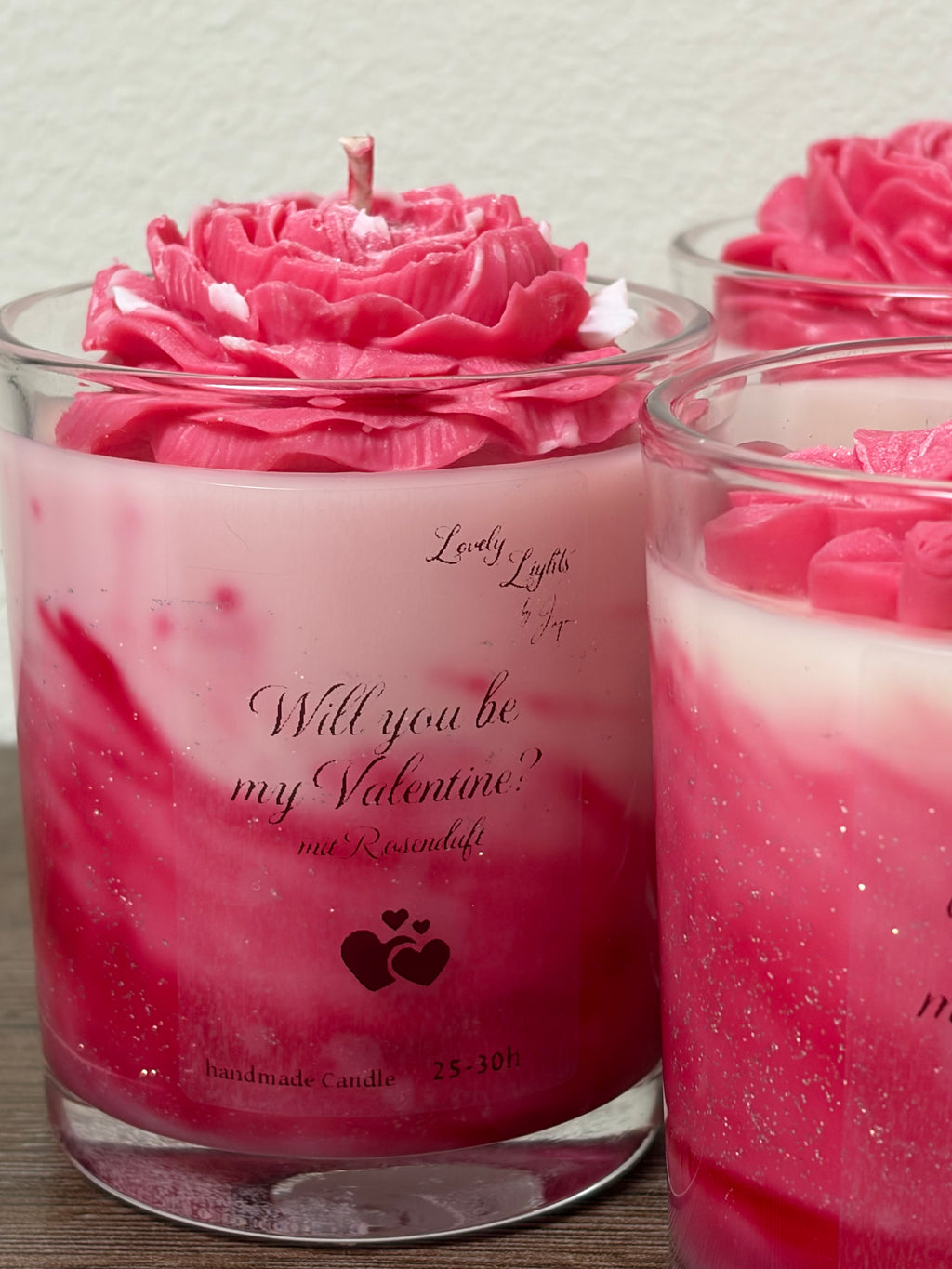 Will you be my Valentine Kerze