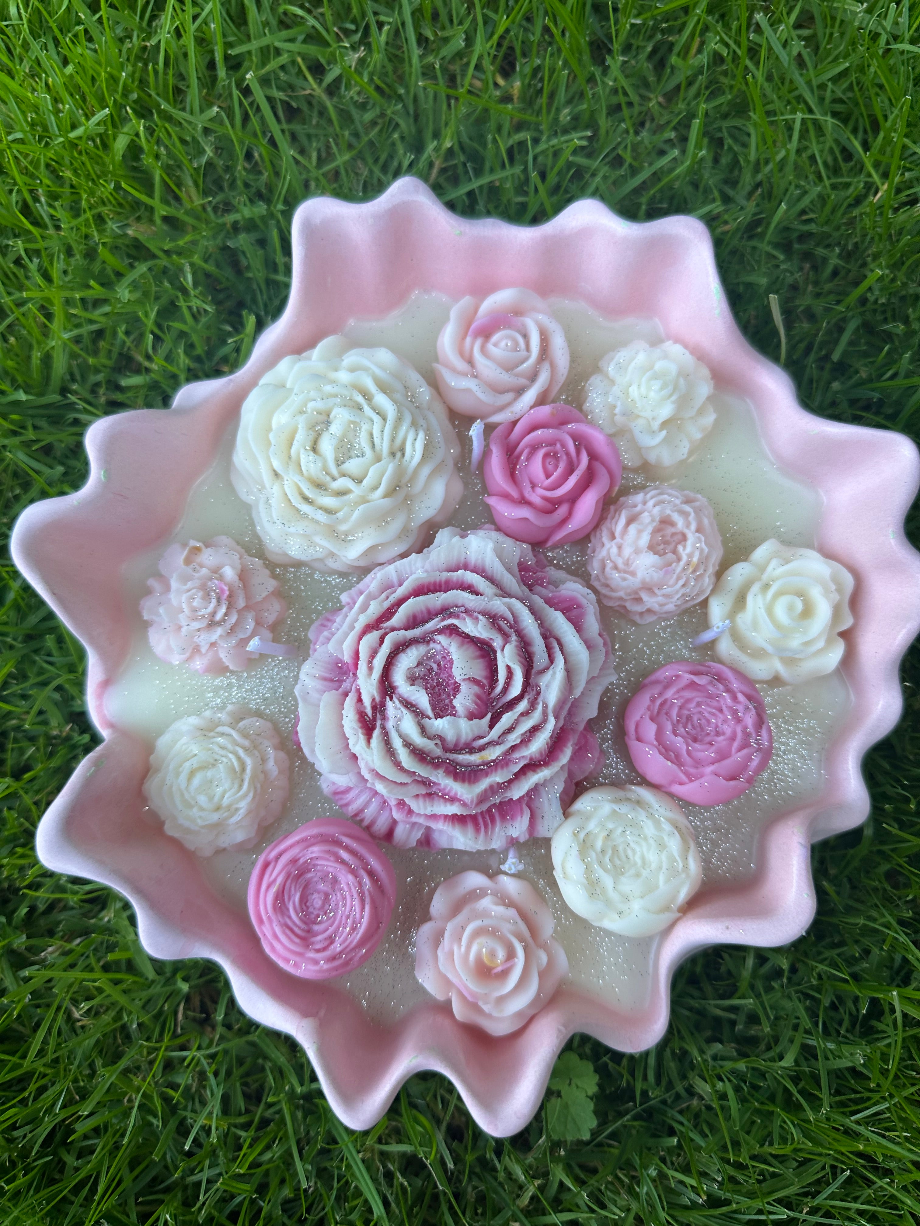 Blumenkerze XL