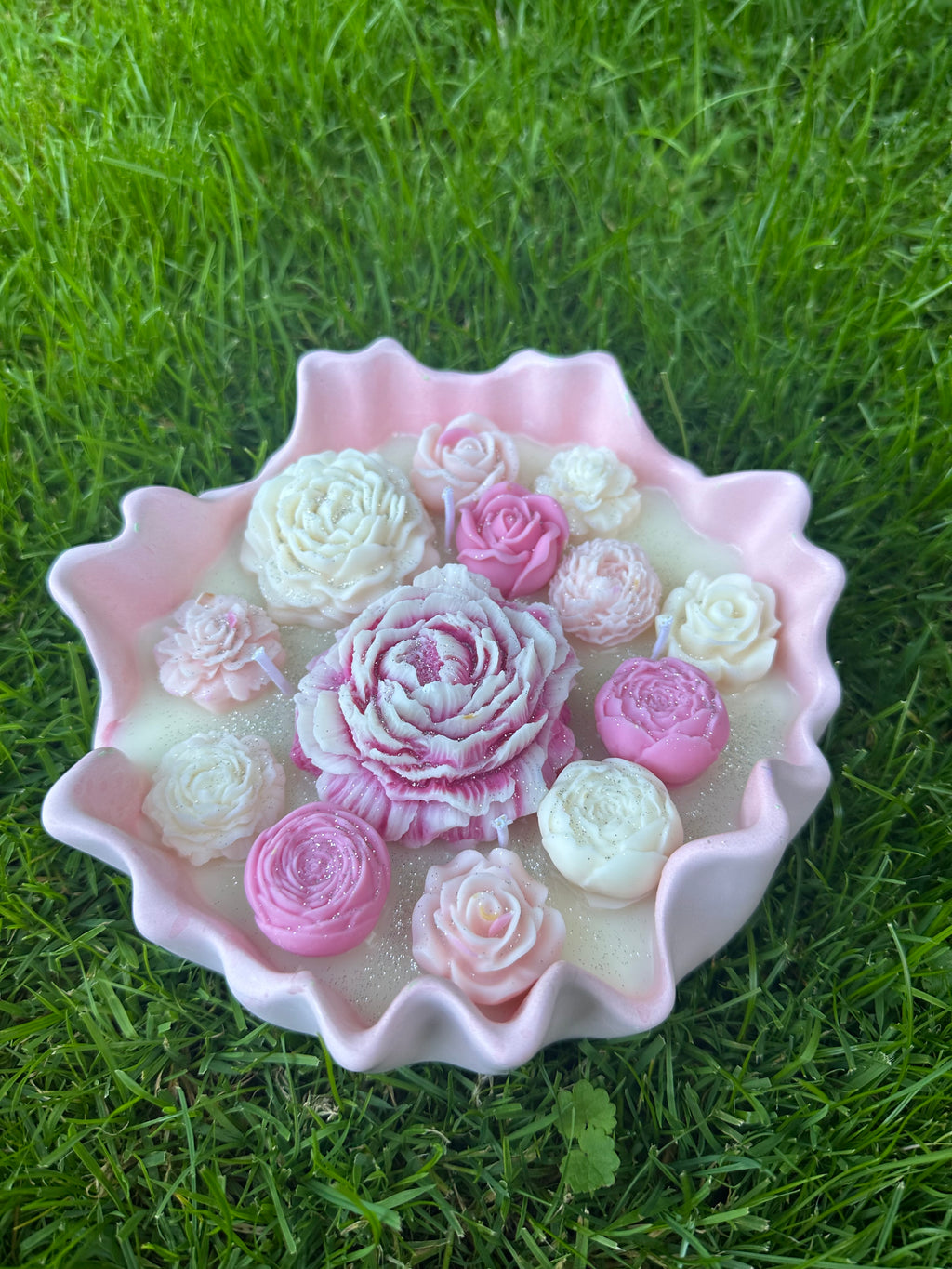 Blumenkerze XL