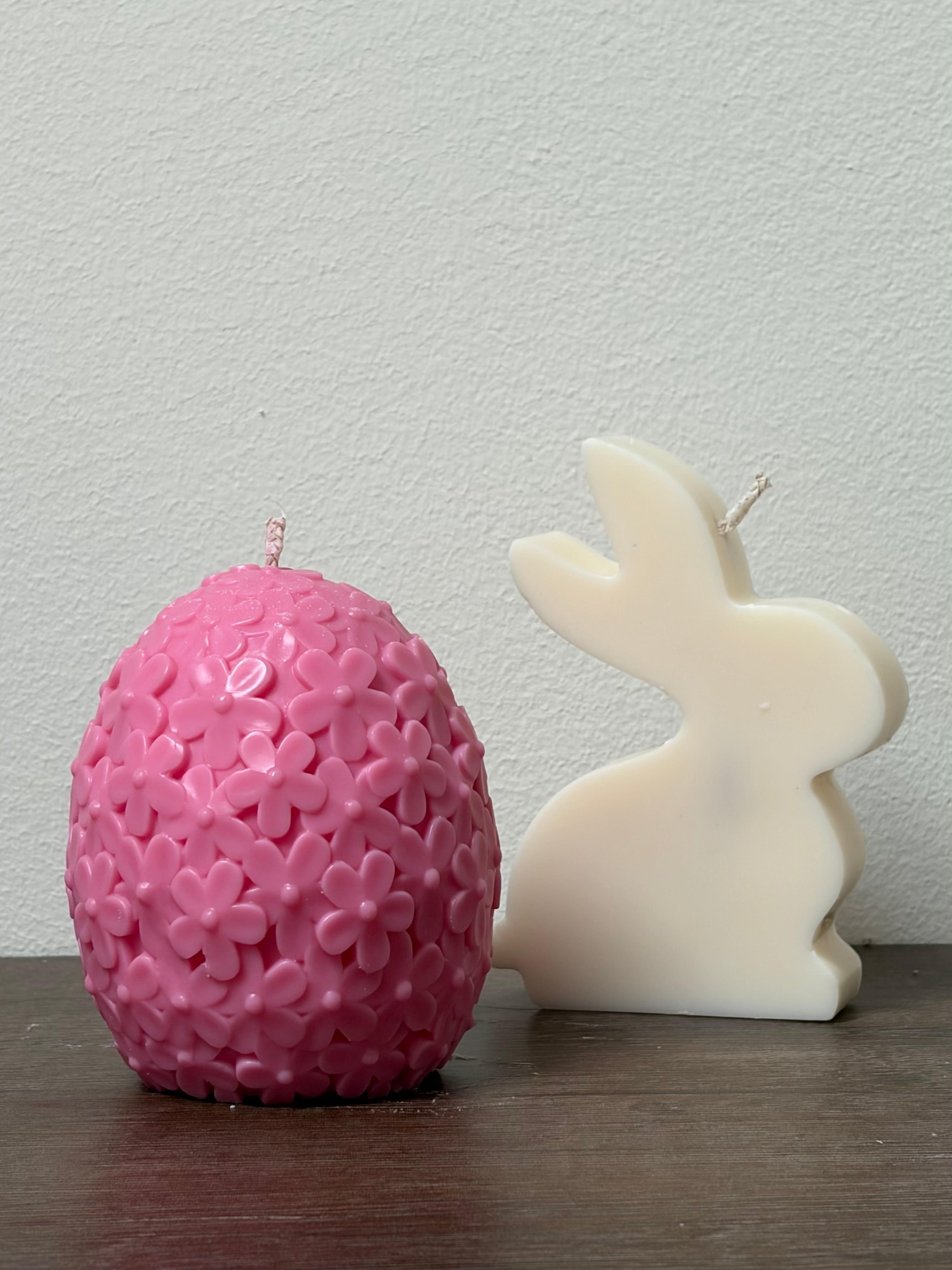 Osterkombi aus Blumenei und Hase