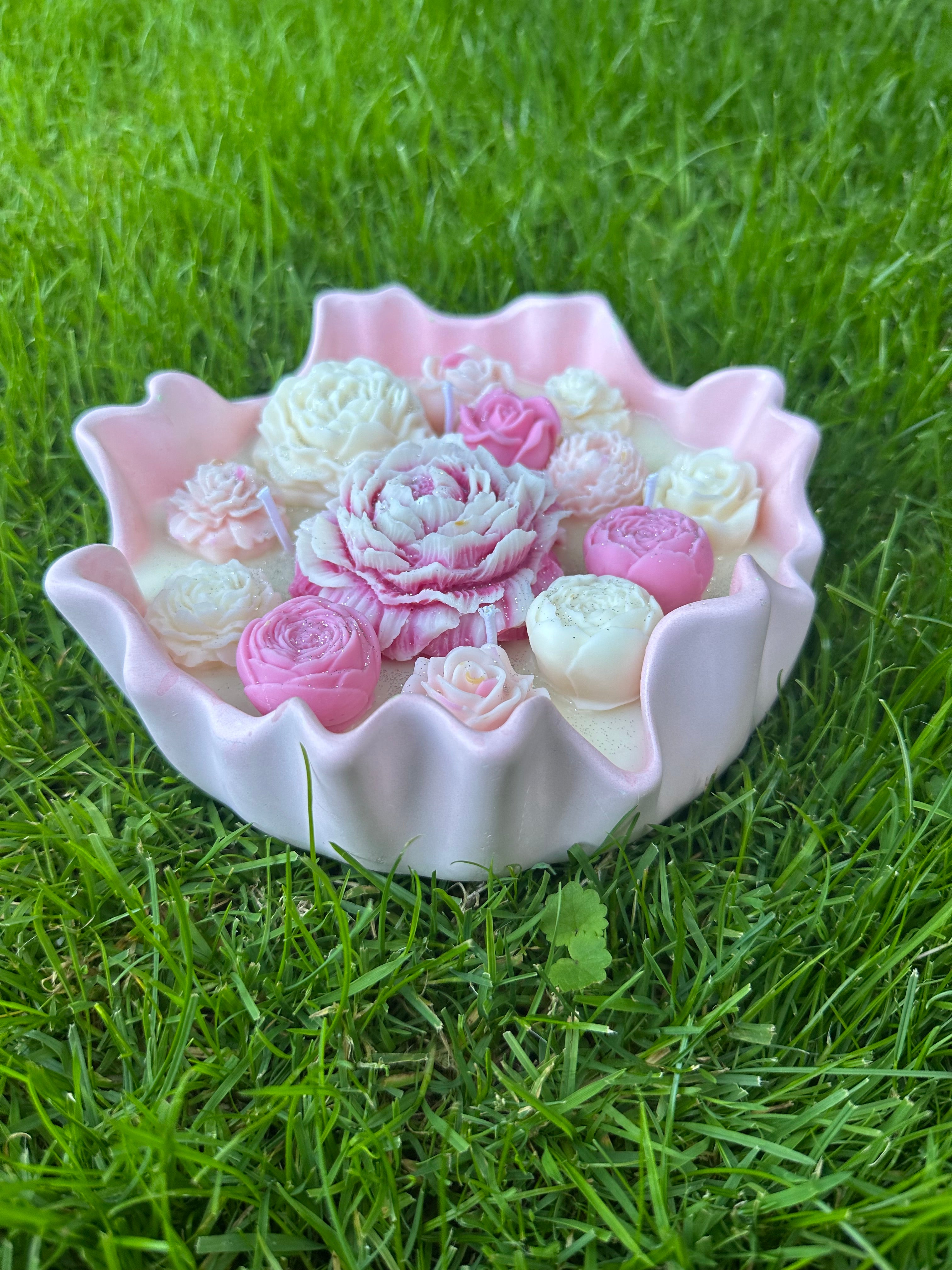 Blumenkerze XL