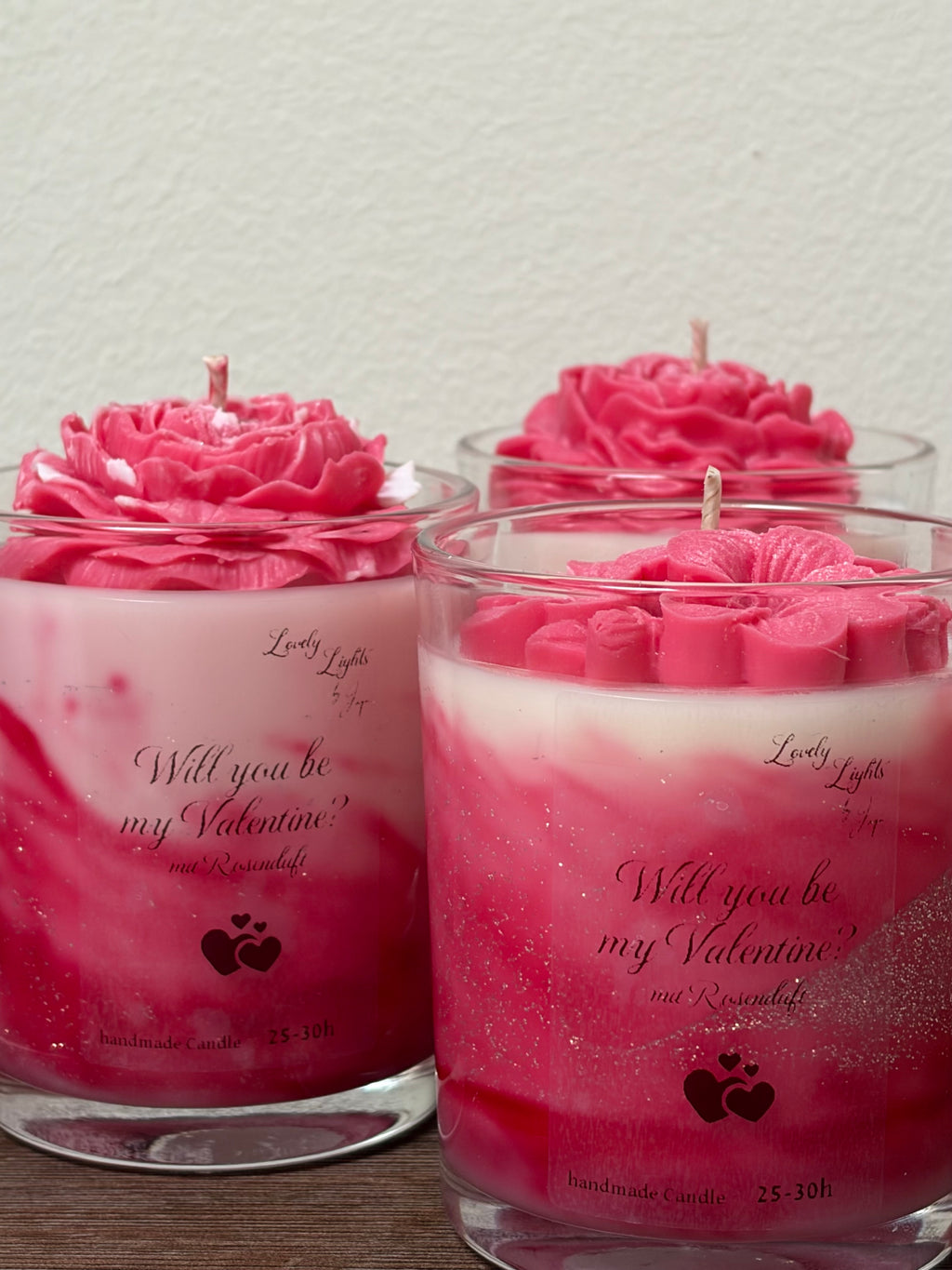 Will you be my Valentine Kerze