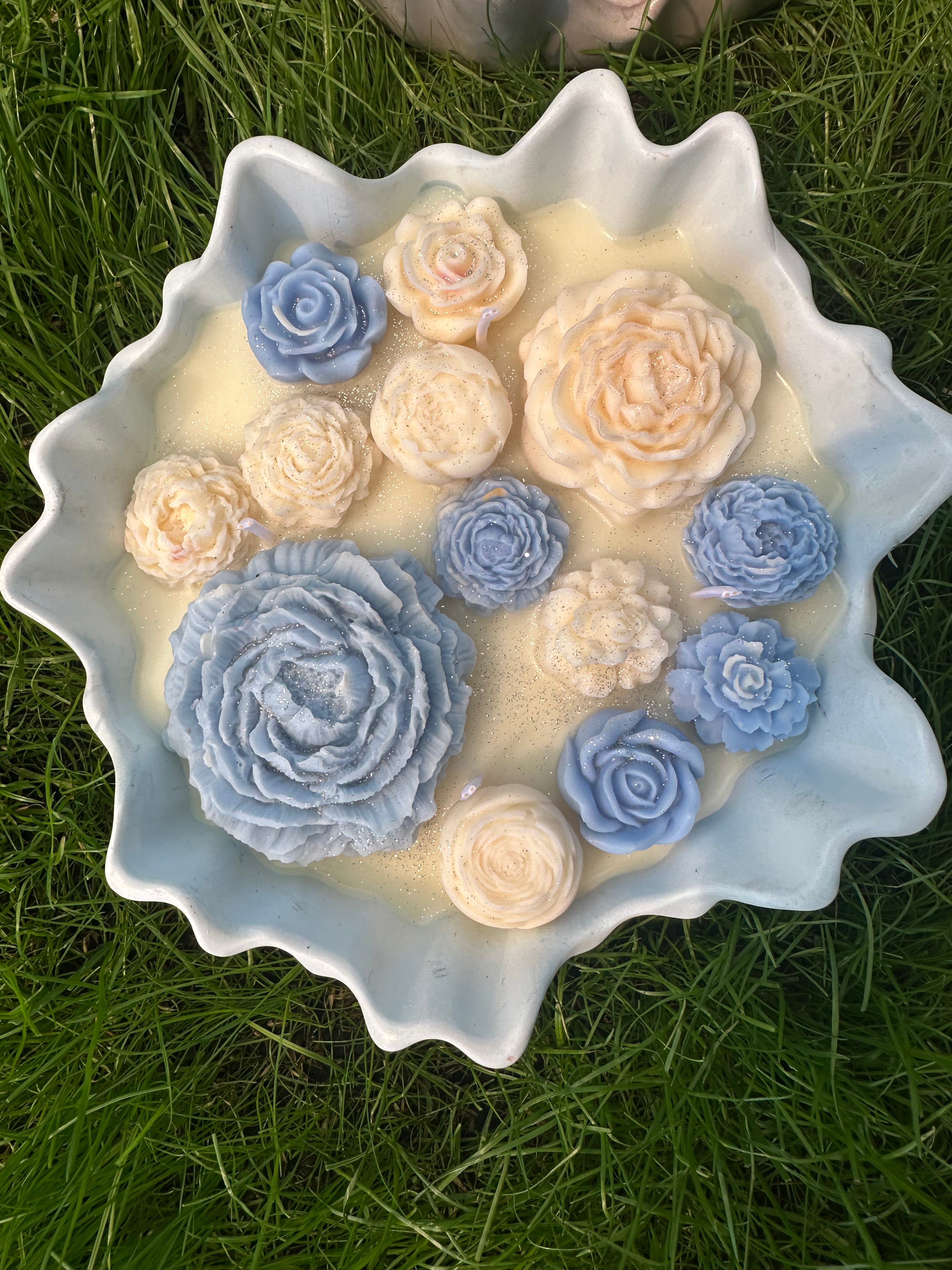 Blumenkerze XL