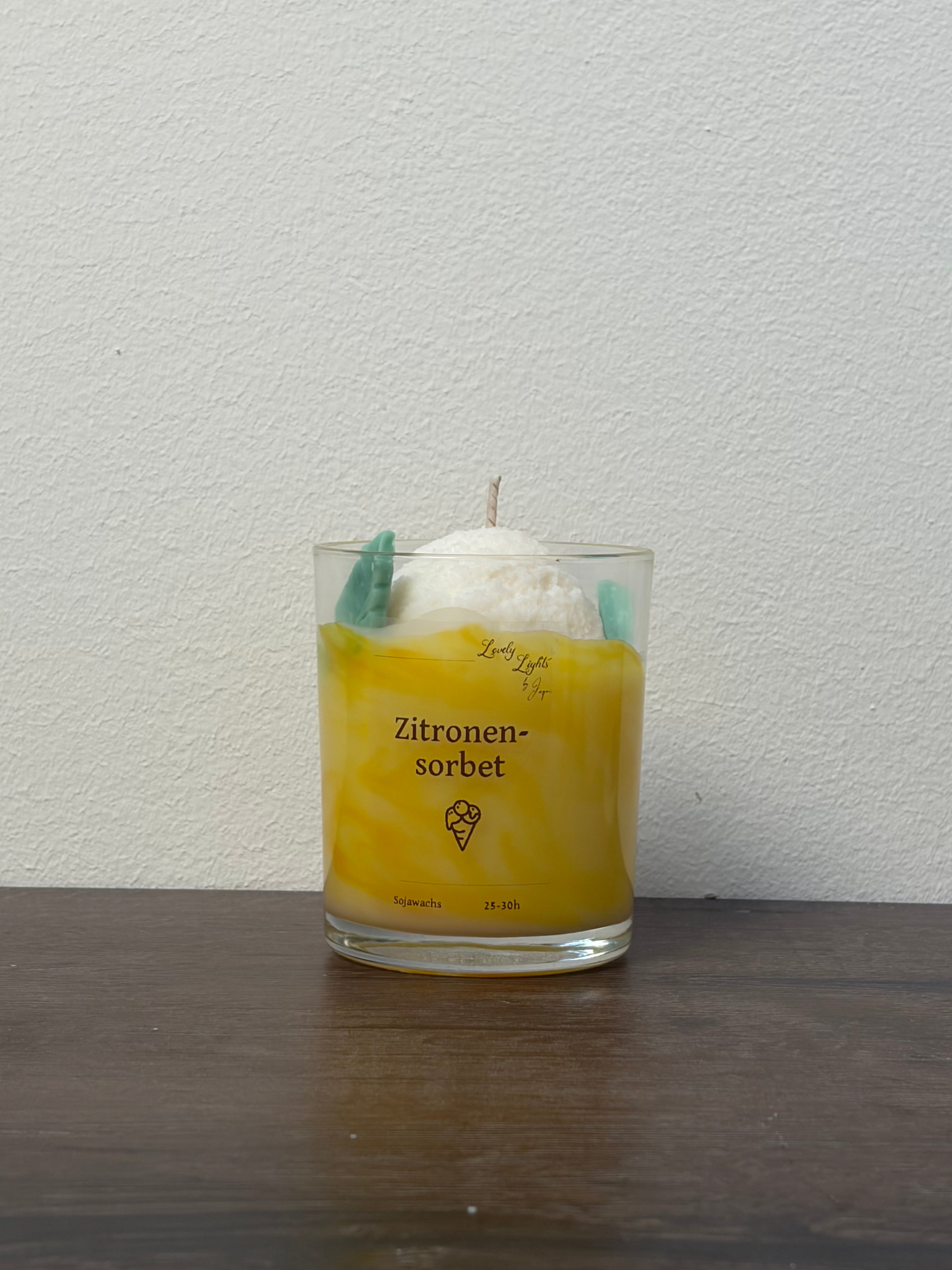 Zitronensorbet