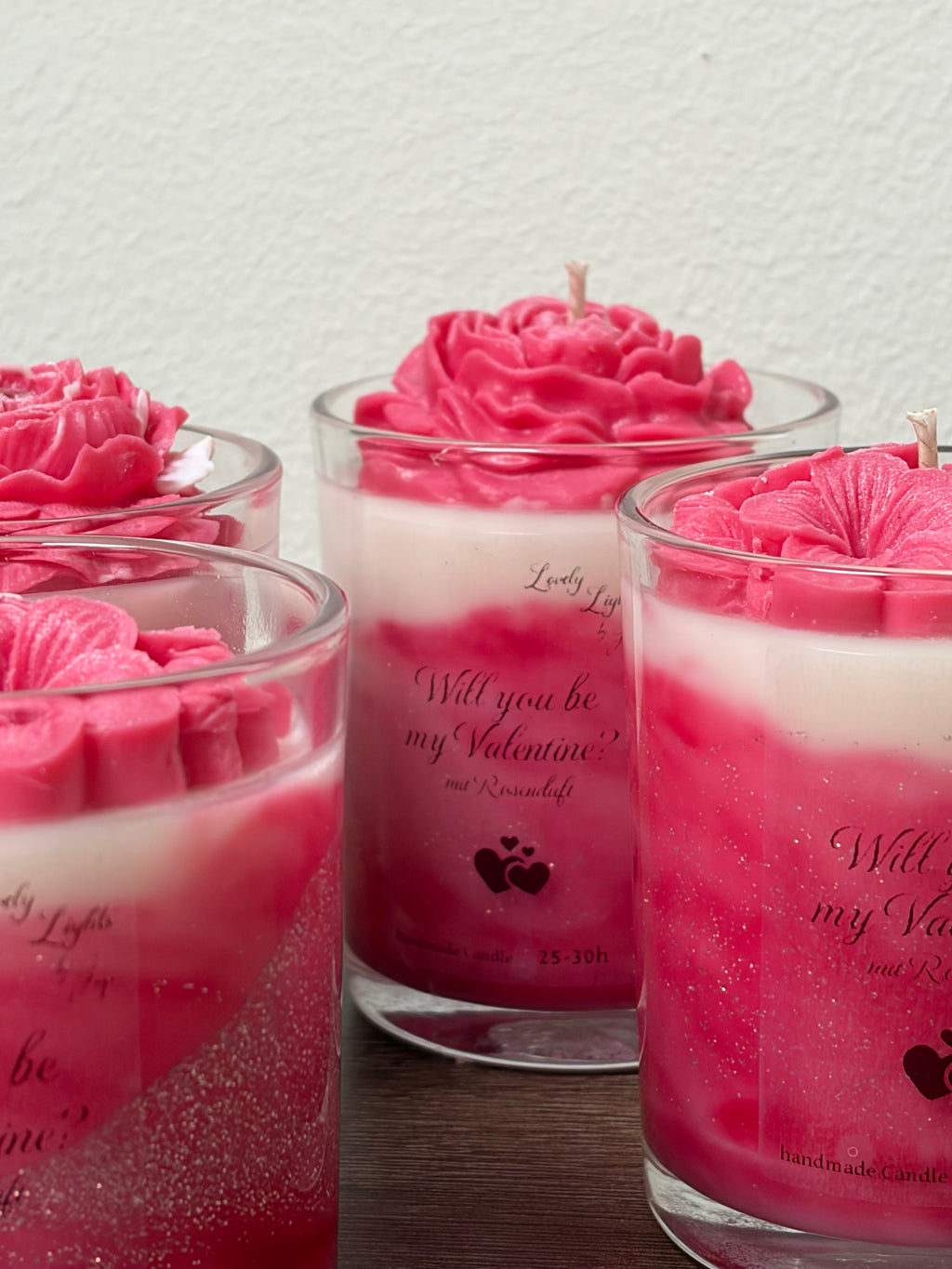 Will you be my Valentine Kerze