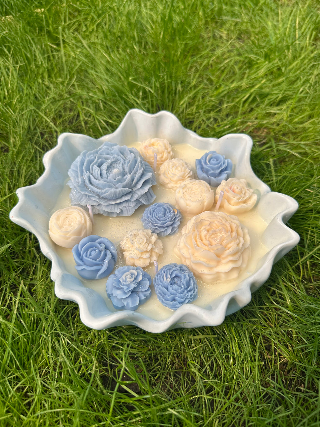Blumenkerze XL