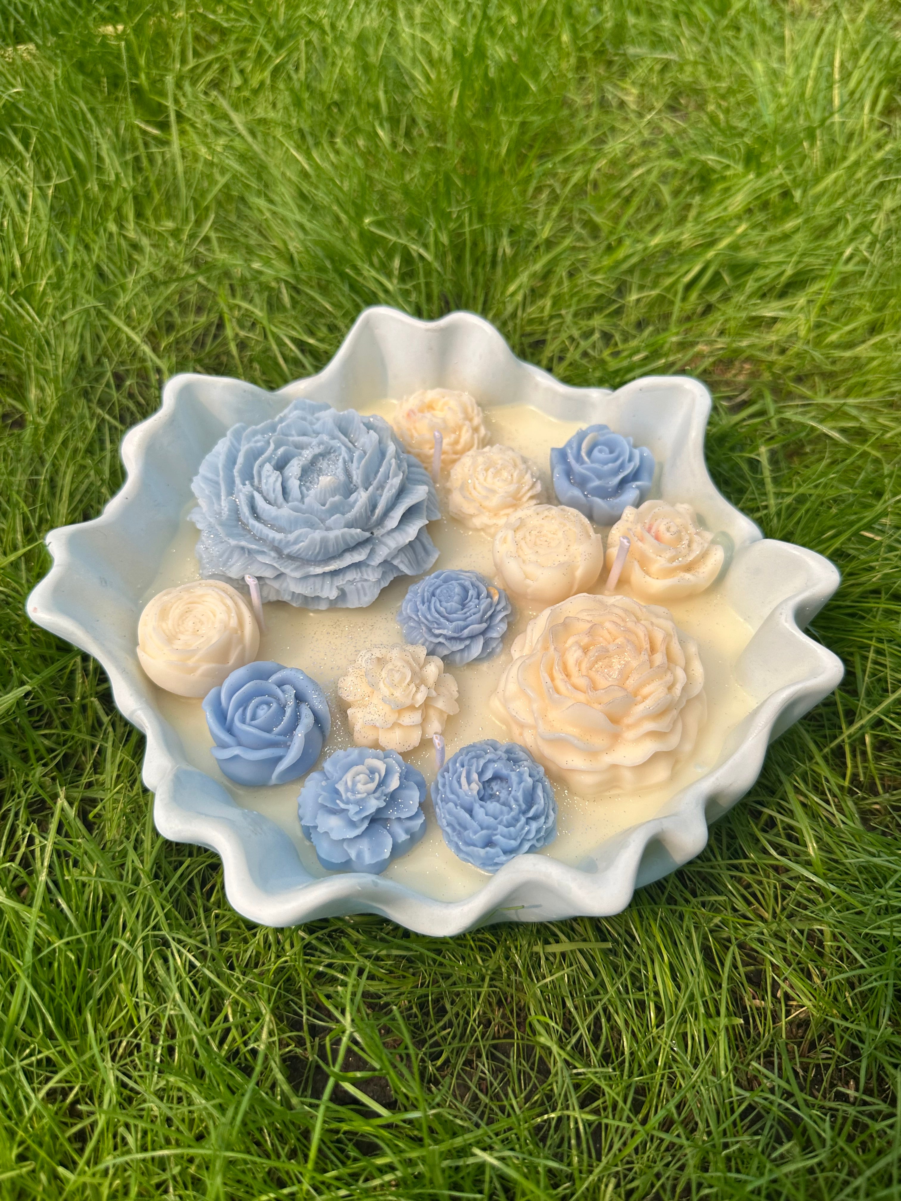 Blumenkerze XL