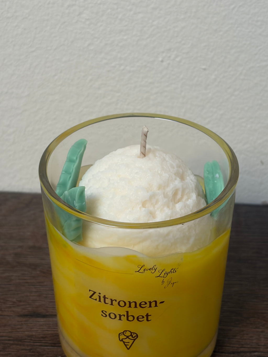 Zitronensorbet