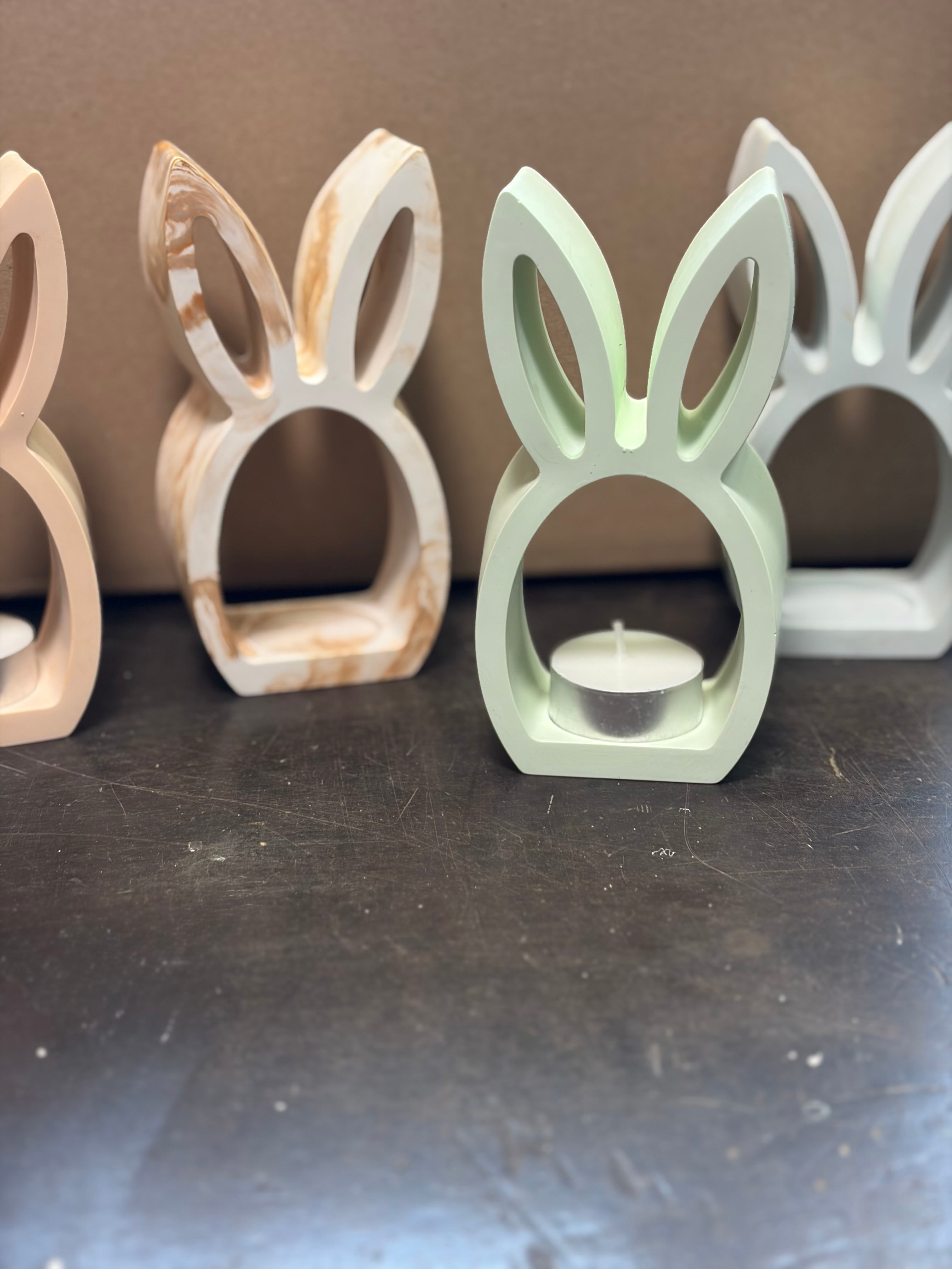 Teelichthalter Osterhase