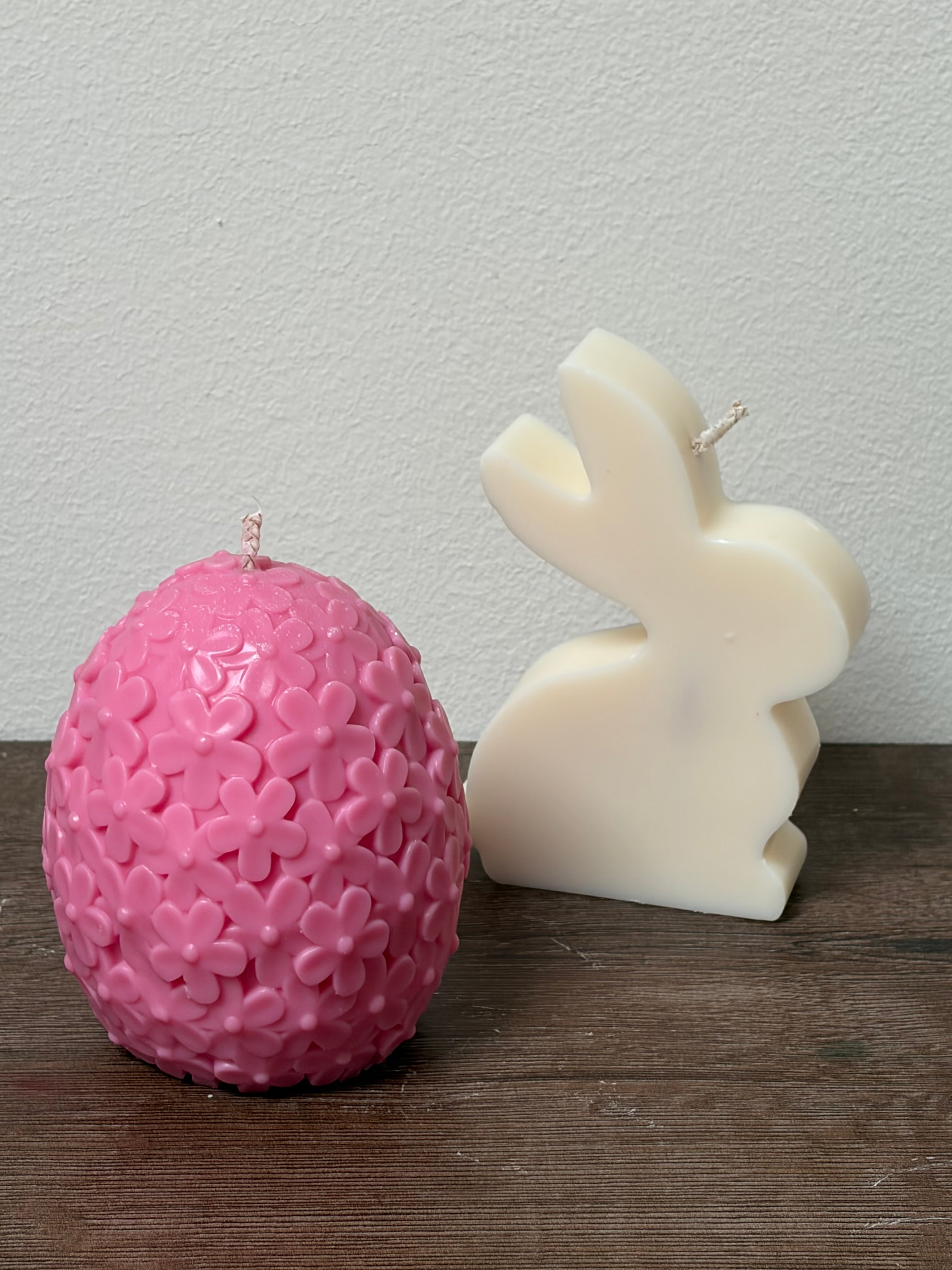 Osterkombi aus Blumenei und Hase