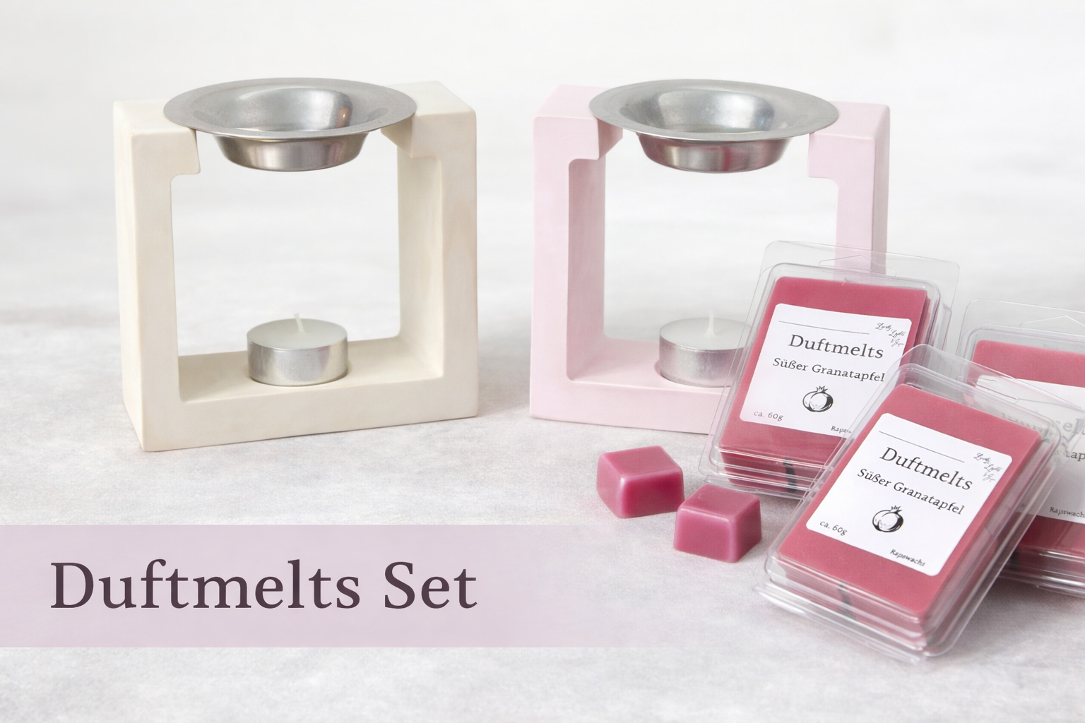 Duftmelts Set eckig